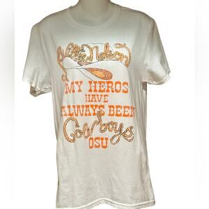 Livy Lu Willie Nelson/OSU My Heroes have always been Cowboys Womens Small Shirt